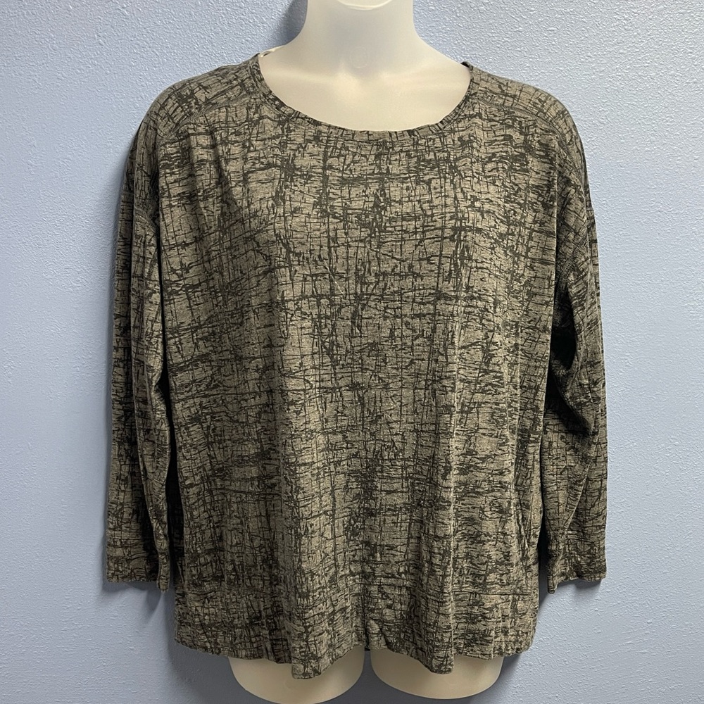 CALVIN KLEIN PERFORMANCE QUICK DRY LONG SLEEVE TOP LADIES PLUS SIZE 2X